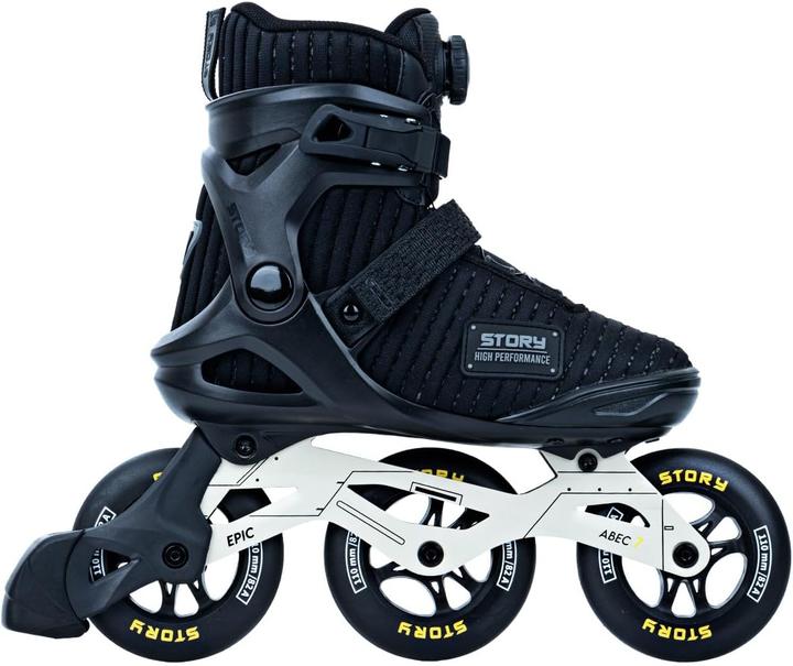 Produktbild Story Epic FitGo Inlineskates schwarz 44 (1101005103129) (44)