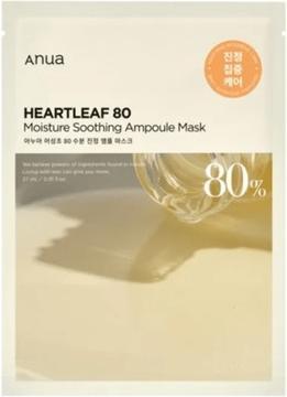 Produktbild Anua Heartleaf 80 Moisture Soothing Ampoule Mask 27ml - Soothing Face Mask (27 ml)