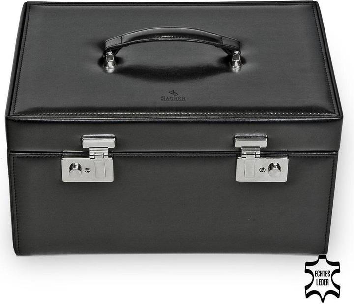 Produktbild Sacher 3020.010443 - Uhrenkoffer new classic schwarz Leder