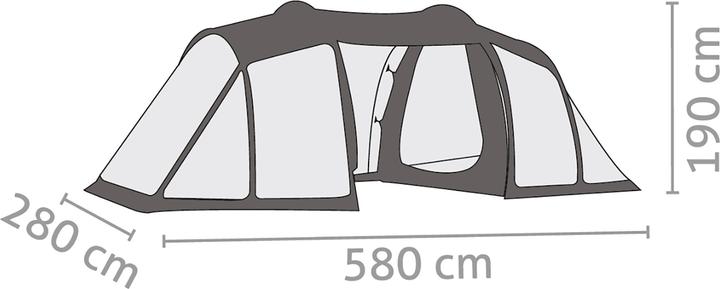Produktbild Salewa Midway VI (Tunnelzelt, 14.20 kg, 6 Personen)