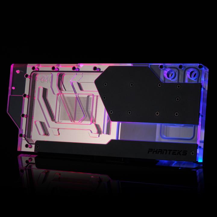 Actual product image Phanteks Glacier G40 RTX 4080/90 water block incl. backplate for Gigabyte, D-RGB - black