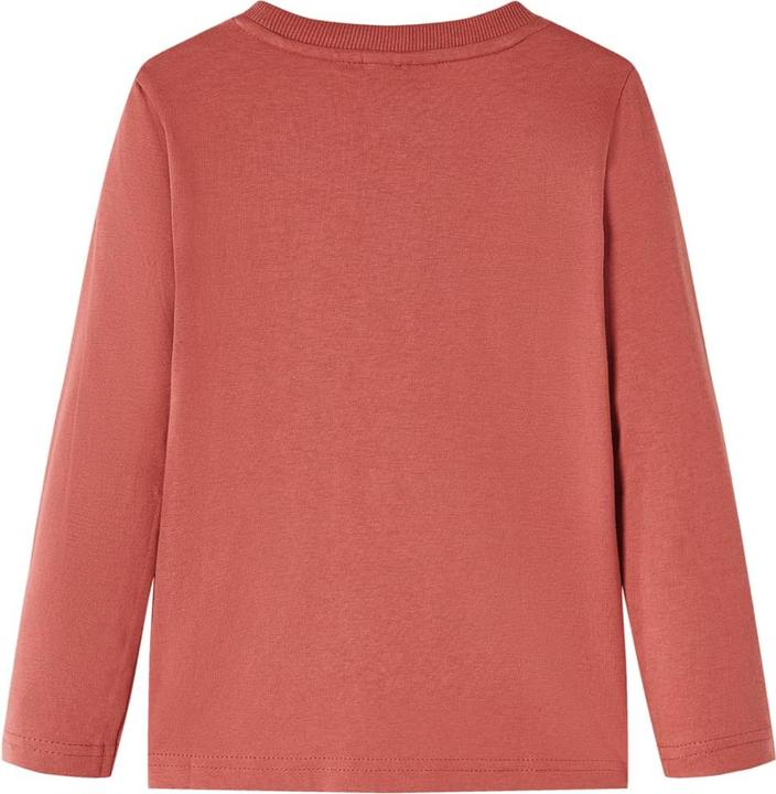Image du produit VidaXL T-shirt manches longues enfant Henna 92,Matière : 100 % coton,Couleur (92)
