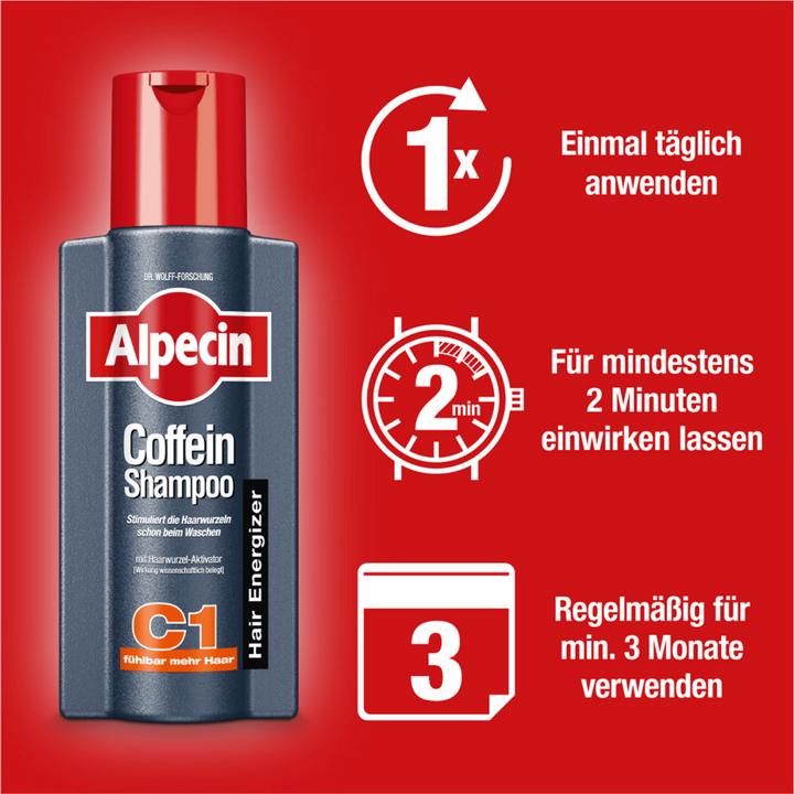 Produktbild Alpecin Coffein-Shampoo C1 (250 ml, Flüssiges Shampoo)