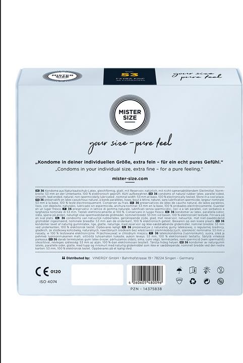 Actual product image Mister Size Soft Skin (36 pcs.)