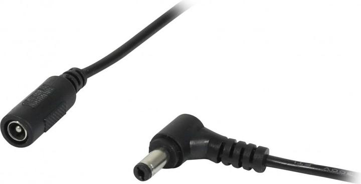 Actual product image Allnet Replacement power supply hollow socket hollow plug adapter cable extension 51mm x 21