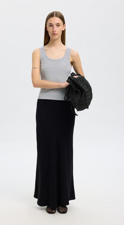 Actual product image Selected Femme Rippmuster Baumwoll Tanktop (XXL)