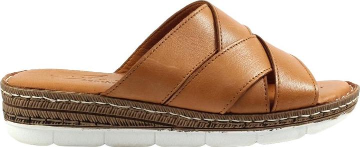 Actual product image Lunar Womens/Ladies Gwen Leather Sandals (39)