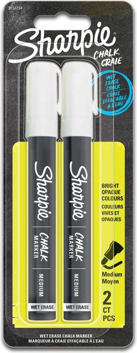 Sharpie Kreidemarker (Weiss, 4 mm, 2 x)