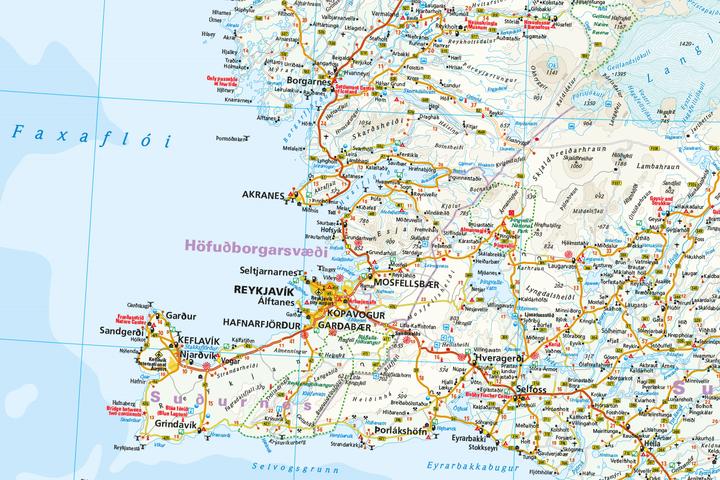 Actual product image Map Iceland / Iceland (1:425.000)