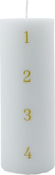 Actual product image House Doctor Advent candle, HDStart, white (1 pcs.)