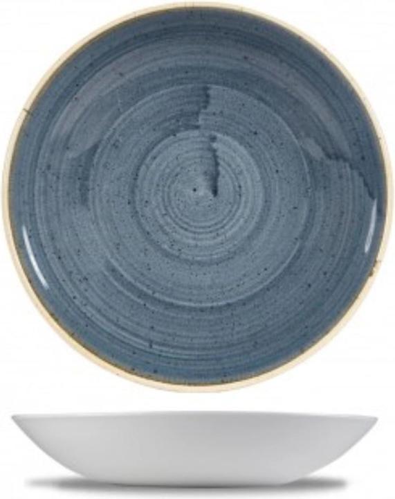 Actual product image Churchill Stonecast Blueberry plate coupe deep 24.8cm (1 x, 24.80 cm)