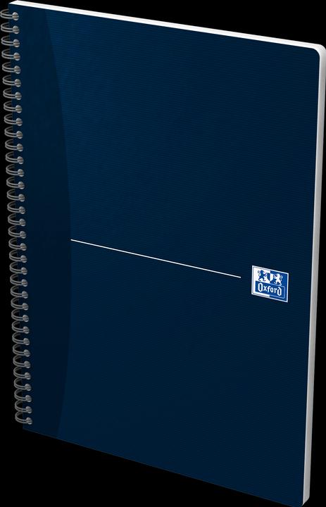 Actual product image Oxford Essentials A4 Soft Card Twin-wire Notebook 5mm Squares 180 Pages Assorted Colours SCRIBZEE Compatibl (A4, Checked)