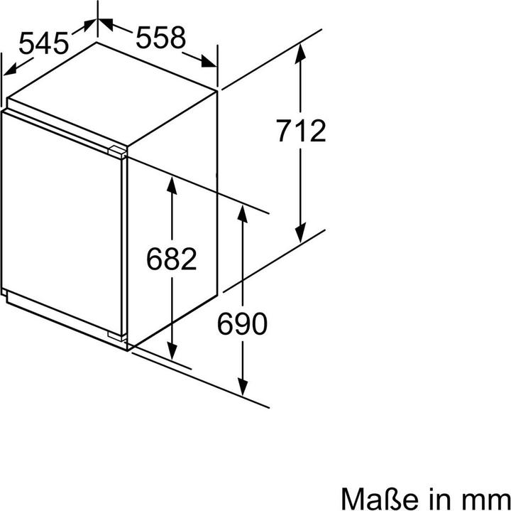 Actual product image Neff GI1113FE0 (Installation, 72 l)