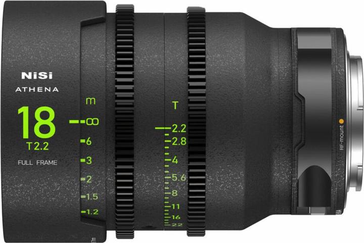 Immagine prodotto Nisi Kit di obiettivi cinema full frame ATHENA PRIME - 18 mm T2.2, 40 mm T1.9, 135 mm T2.2 + custodia (Full-frame)