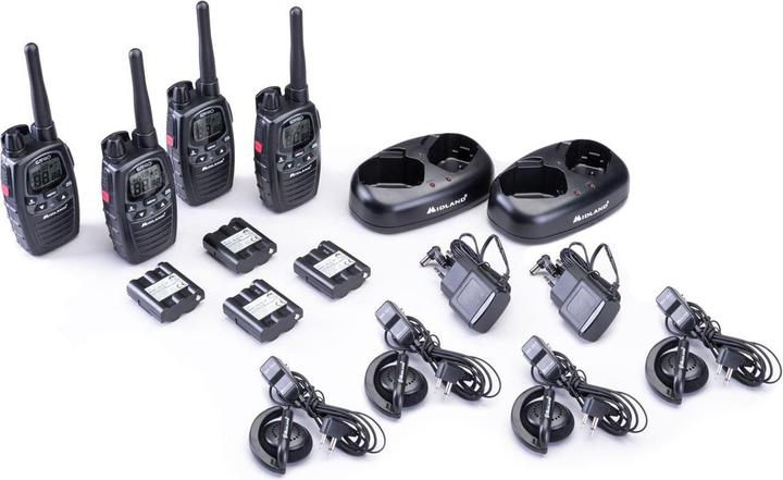 Actual product image Midland G7 Pro set of 4 cases, PMR446 (10 km)