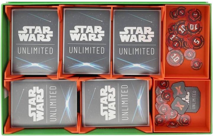 Image du produit Feldherr Magnetbox grün für Star Wars: Unlimited - 750 Karten Spielmaterial (Matières plastiques)