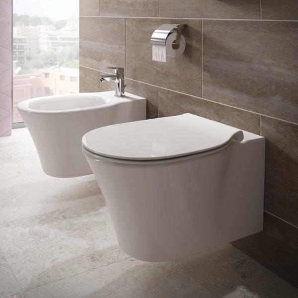 Actual product image Ideal Standard WC Connect Air Aquablade white with coating wall-mounted E0