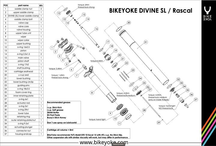 Produktbild BikeYoke Divine SL 100 mm Vario-Sattelstütze ohne Remote (31.60 mm)