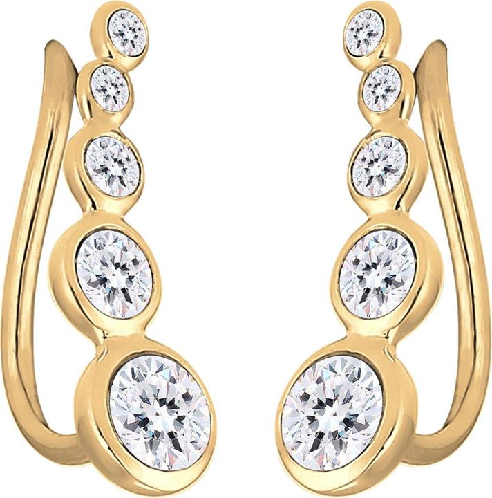 Produktbild Elli Ear Climber (Glaskristall, Gummiband, 925 Sterling Silber)