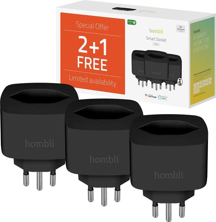 Produktbild Hombli Smart Swiss Socket 2+1