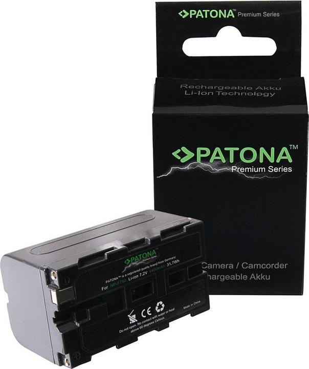Actual product image Patona Video camera battery NP-F750 (Rechargeable battery)