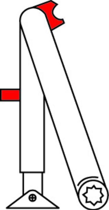 Actual product image Dormakaba Locking linkage (French window, Entrance door, Wooden door, Room door, Indoor)