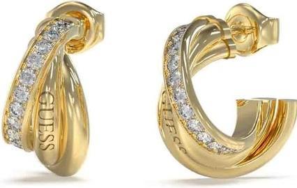 Image du produit Guess Boucles d'oreilles plaquées or avec zircons Perfect JUBE04066JWYGT/U (Acier chirurgical)