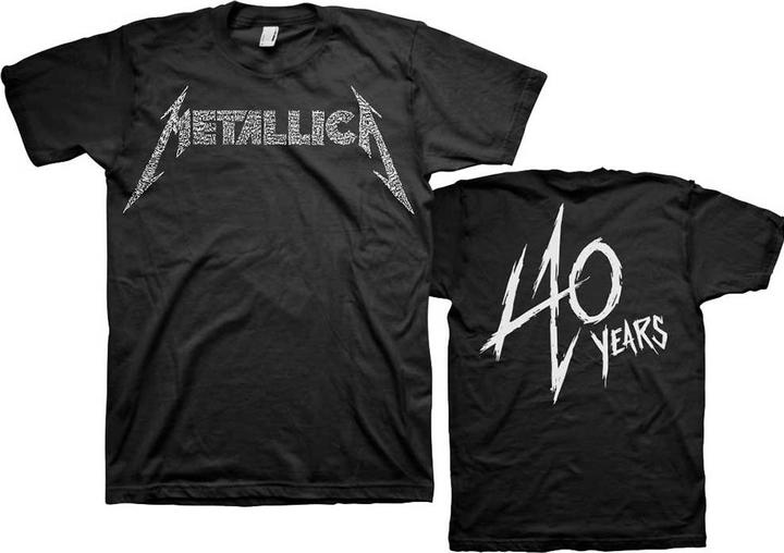 Metallica 40Th Anniversary Songs Logo