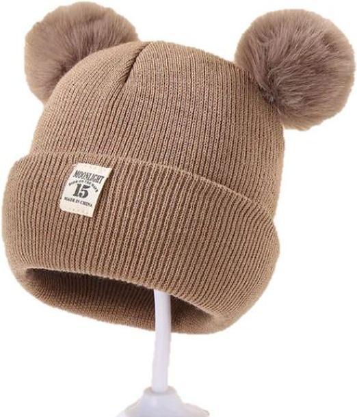 Image du produit MU Style Moonlight Series Bonnet d'hiver pour enfants avec chauffe-cou (Taille unique)