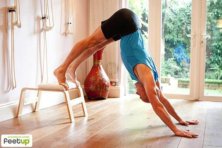 Actual product image Yogistar Feetup headstand stool