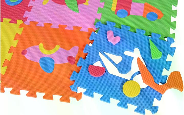 Produktbild Knorrtoys Puzzlematte - "Fahrzeuge"/10-tlg./32 cm (32 x 32 cm)