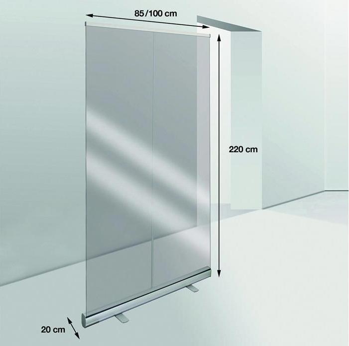 Produktbild Eichner Roll-Up Hygieneschutztrennwand