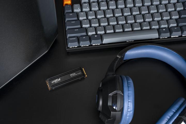 Actual product image Crucial P5 Plus with Heatsink (1000 GB, M.2 2280)