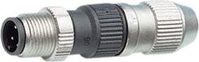 Actual product image Harting Circular Connector M12-S straight 4p m
