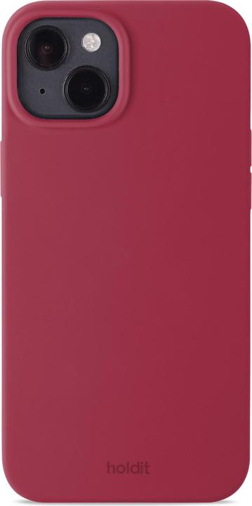 Image du produit Holdit Handyhülle Silikon Roter Samt (Apple iPhone 15 Plus)