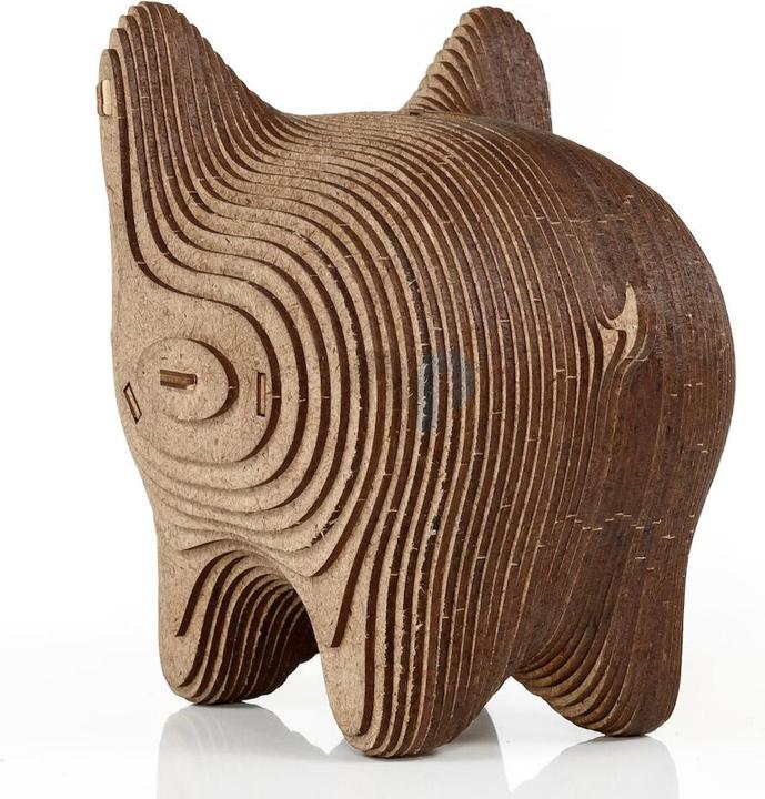 Immagine prodotto Eco Wood Art Puzzle salvadanaio in legno - Maiale