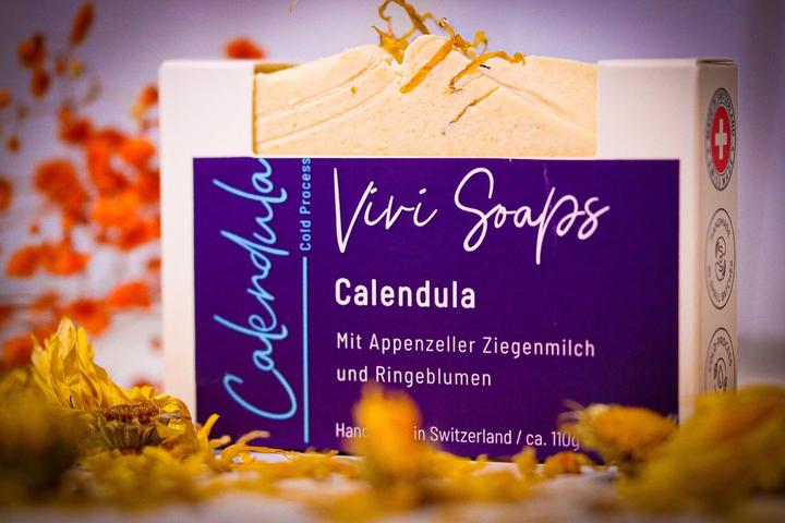 Actual product image Vivi Soaps Calendula - goat's milk soap (Hard soap)