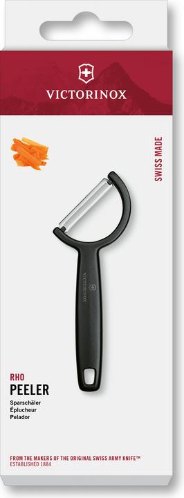 Immagine prodotto Victorinox Éplucheur Rho, droit, à un tranchant, noir