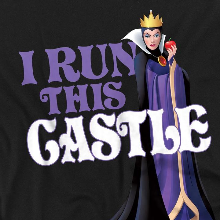 Immagine prodotto Disney Villains I Run This Castle Maglietta Festa della Mamma Regina Cattiva Adulto Unisex (XL)