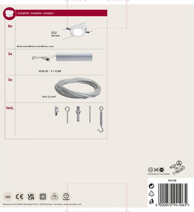 Produktbild Paulmann Wire System RoundMac