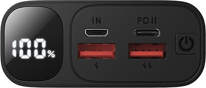 Actual product image Bwoo 20W 20000 mAh power bank with LCD screen, black (20000 mAh)