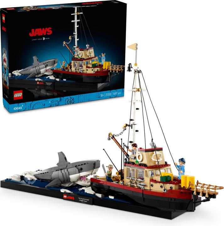 Produktbild LEGO Der weisse Hai (21350, LEGO Ideas, LEGO Seltene Sets)