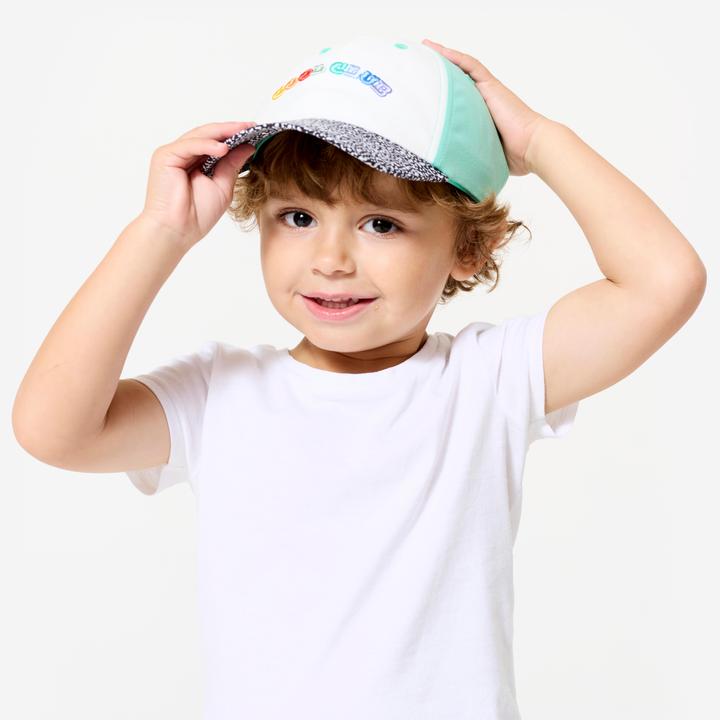 Produktbild Domyos Cap verstellbar Babys/Kleinkinder - weiss/grün (One Size)