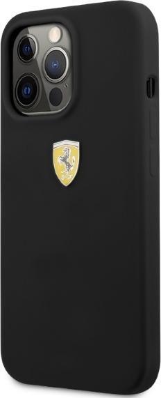 Actual product image Ferrari FESSIHMP13XBK iPhone 13 Pro Max 6.7" czarny/black hardcase Silicone MagSafe (Apple iPhone 13 Pro Max)