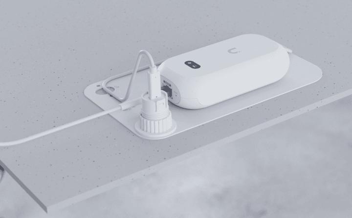 Actual product image Ubiquiti Ceiling bracket UACC-AI-THETA-CMS White 1 piece (Mounting kit)