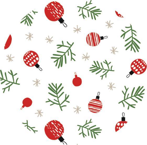 Actual product image Ursus Motif photo card "Christmas balls", approx. 49.5 x 68 cm (300 g/m², 1 x)