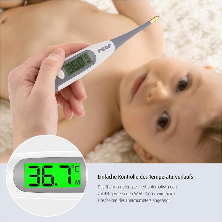 Produktbild Reer Digitales Fieberthermometer ExpressTemp Pro (Achselhöhle, Mund, Rektal)