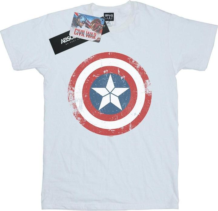 Produktbild Captain America Civil War Distressed Shield TShirt Jungen (140, 146)
