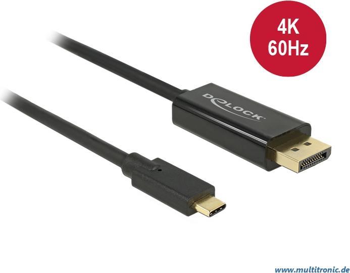 Actual product image Delock USB Typ C — DisplayPort (1 m, DisplayPort, USB Type C)