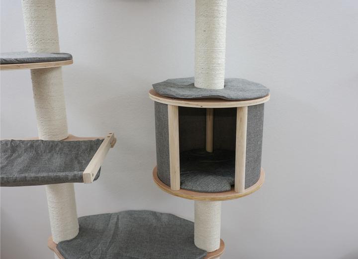 Image du produit Kerbl Arbre à chat mural Dolomit XL Tofana (185 cm, Gris)